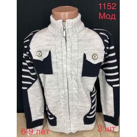 Кофта дитяча тепла на хлопчика ND271-1152 l.grey р.6-9 "EMRE" недорого оптом від прямого постачальника