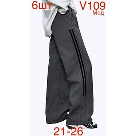 Фотография Штаны детские утеплённые на мальчика ND288-V109 grey р.21-26 "EMRE" недорого оптом от прямого поставщика