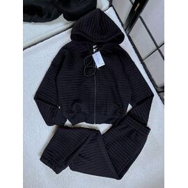 Фотография Костюм женский 1557 black р.42-48 "BONJOUR" недорого оптом от прямого поставщика