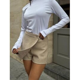 Фотография Юбка-шорты женская 1672 beige р.42-46 "BONJOUR" недорого оптом от прямого поставщика
