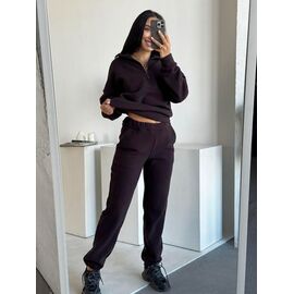 Фотография Костюм женский тёплый 2478-5169 brown р.42-52 "BONJOUR" недорого оптом от прямого поставщика