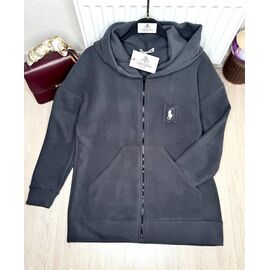 Фотография Кофта спортивная женская тёплая 4244 d.grey р.42-48 "BONJOUR" недорого оптом от прямого поставщика