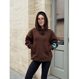 Фотография Худи женское 4250 brown р.42-48 "BONJOUR" недорого оптом от прямого поставщика