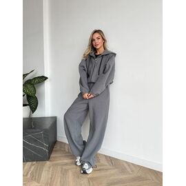 Костюм спортивний жіночий 6221 grey р.42-52 "BONJOUR" недорого оптом від прямого постачальника