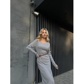 Плаття жіноче 8060 grey р.42-52 "BONJOUR" недорого оптом від прямого постачальника