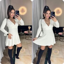 Плаття жіноче 8063 white р.42-52 "BONJOUR" недорого оптом від прямого постачальника