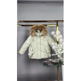 Фотография Курка детская зимняя на мальчика 1239 l.grey р.104-128 "Delfinka" недорого оптом от прямого поставщика