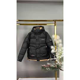 Фотография Курка детская зимняя на мальчика 25019 black р.152-170 "Delfinka" недорого оптом от прямого поставщика