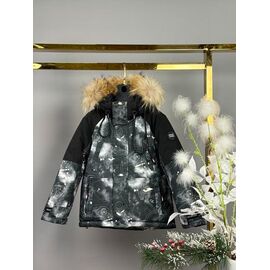 Фотография Курка детская зимняя на мальчика A603 grey р.98-122 "Delfinka" недорого оптом от прямого поставщика