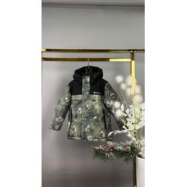 Фотография Курка детская зимняя на мальчика L86-15 green р.104-128 "Delfinka" недорого оптом от прямого поставщика