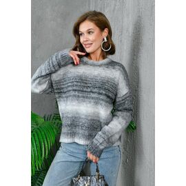 Фотография Худи женское 6027 grey р.one size "Karon" недорого оптом от прямого поставщика