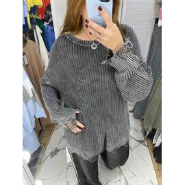 Фотография Худи женское 5528 grey р.one size "Karon" недорого оптом от прямого поставщика