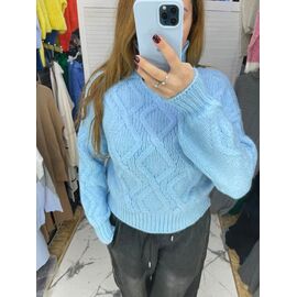 Фотография Худи женское 3027 l.blue р.one size "Karon" недорого оптом от прямого поставщика