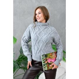 Фотография Худи женское 3027 grey р.one size "Karon" недорого оптом от прямого поставщика