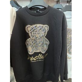 Фотография Свитер женский 5707 black р.S-L "Karon" недорого оптом от прямого поставщика