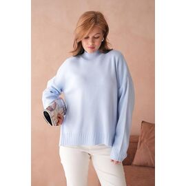 Фотография Свитер женский 10866 l.blue р.one size "Karon" недорого оптом от прямого поставщика