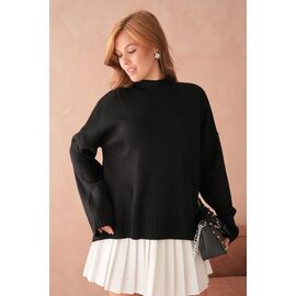 Фотография Свитер женский 10866 black р.one size "Karon" недорого оптом от прямого поставщика