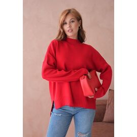Фотография Свитер женский 10866 red р.one size "Karon" недорого оптом от прямого поставщика
