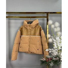 Куртка жіноча зимова 19597 beige р.42-48 "Karon" недорого оптом від прямого постачальника