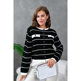 Фотография Кофта женская тёплая 8304 black р.42-46 "Karon" недорого оптом от прямого поставщика