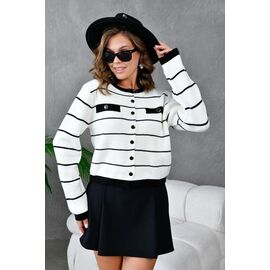 Фотография Кофта женская тёплая 8304 white р.42-46 "Karon" недорого оптом от прямого поставщика