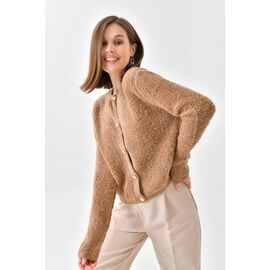 Фотография Кофта женская тёплая 8017 beige р.one size "Karon" недорого оптом от прямого поставщика