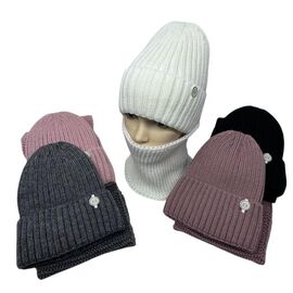 Фотография Комплект детский тёплый на девочку SV1014 mix р.54-56 "WHITE" недорого оптом от прямого поставщика