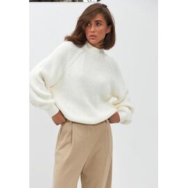 Фотография Свитер женский 4494 white р.one size "Lora" недорого оптом от прямого поставщика