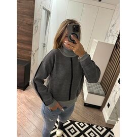 Фотография Свитер женский LR726 grey р.44-46 "Lora" недорого оптом от прямого поставщика