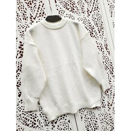 Фотография Свитер женский LR735 white р.46-52 "Lora" недорого оптом от прямого поставщика