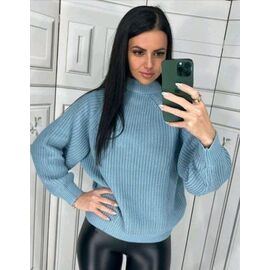 Фотография Свитер женский LR750 l.blue р.one size "Lora" недорого оптом от прямого поставщика