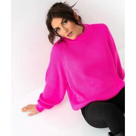 Фотография Свитер женский LR752 crimson р.one size "Lora" недорого оптом от прямого поставщика