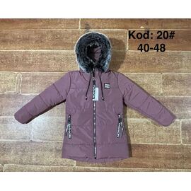 Фотография Курка детская зимняя на девочку A20 purple р.13-17 "Ayden" недорого оптом от прямого поставщика
