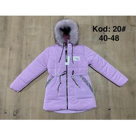 Фотография Курка детская зимняя на девочку A20-1 lilac р.13-17 "Ayden" недорого оптом от прямого поставщика