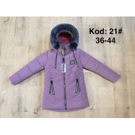 Фотография Курка детская зимняя на девочку A21 lilac р.9-13 "Ayden" недорого оптом от прямого поставщика