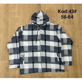 Фотография Рубашка женская A43 grey р.56-64 "Ayden" недорого оптом от прямого поставщика