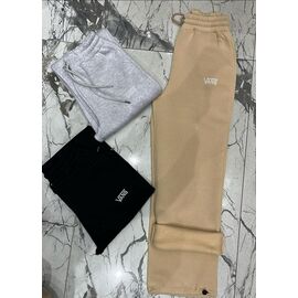 Штани спортивні жіночі теплі A191 beige р.S-XL "Acheal" недорого оптом від прямого постачальника