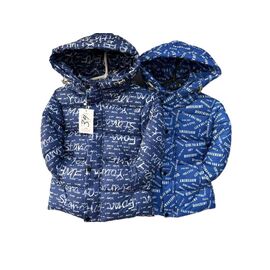 Фотография Курка детская зимняя на мальчика F340 blue р.120-160 "Farbique" недорого оптом от прямого поставщика