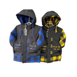 Фотография Курка детская зимняя на мальчика F369 yellow р.110-150 "Farbique" недорого оптом от прямого поставщика