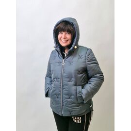 Куртка жіноча зимова 962 grey р.52-58 "LIArt" недорого оптом від прямого постачальника