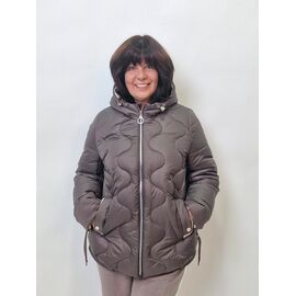 Куртка жіноча зимова 971 brown р.52-58 "LIArt" недорого оптом від прямого постачальника