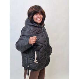 Куртка жіноча зимова 973 black р.46-50 "LIArt" недорого оптом від прямого постачальника