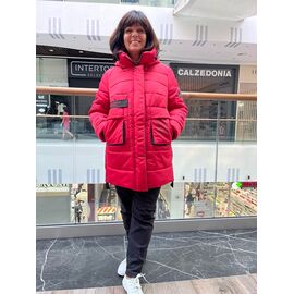 Фотография Куртка женская зимняя 905 red р.50-56 "LIArt" недорого оптом от прямого поставщика