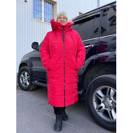 Куртка жіноча зимова 870 red р.50-56 "LIArt" недорого оптом від прямого постачальника