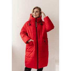Фотография Куртка женская зимняя 831 red р.50-56 "LIArt" недорого оптом от прямого поставщика