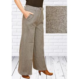 Фотография Штаны женские утеплённые 129 l.brown р.36-42 "H&S" недорого оптом от прямого поставщика