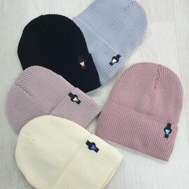 Фотография Шапка зимняя женская CN1614 mix р.56-59 "SELFI" недорого оптом от прямого поставщика