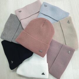 Фотография Шапка зимняя женская CN1628 mix р.56-59 "SELFI" недорого оптом от прямого поставщика