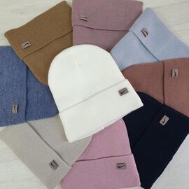 Фотография Шапка зимняя женская CN1629 mix р.56-59 "SELFI" недорого оптом от прямого поставщика