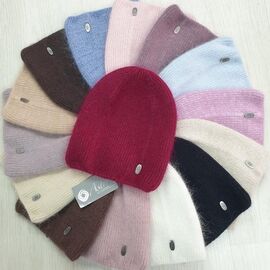 Фотография Шапка зимняя женская CN1631 mix р.56-60 "SELFI" недорого оптом от прямого поставщика